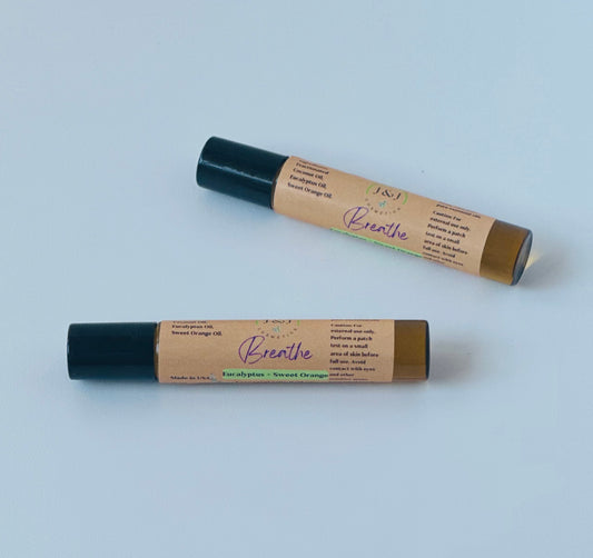 Breathe Essential Oils Roll-On (Eucalyptus & Sweet Orange)