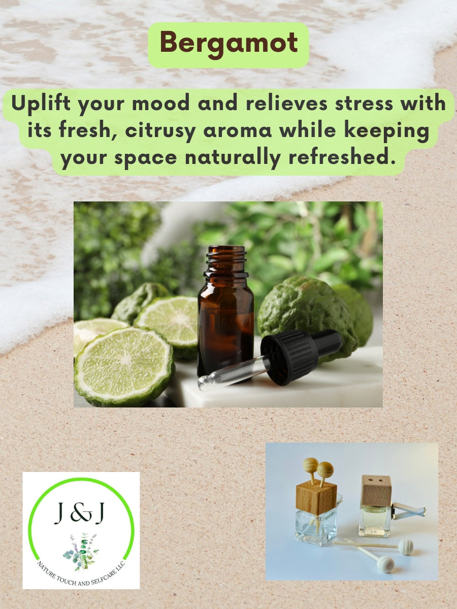 Clipped Car/Room Diffuser - Infused with 100% Pure Essential Oil