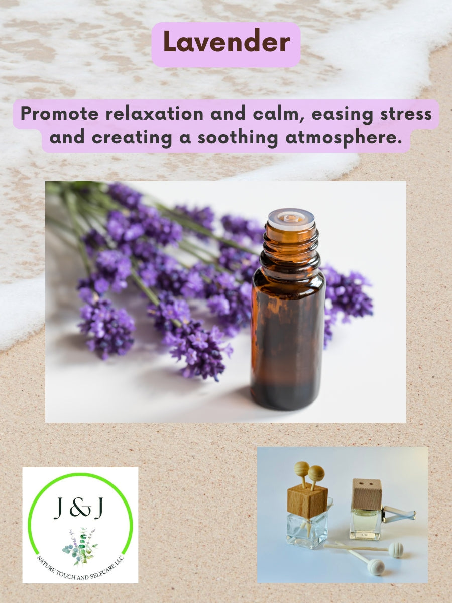 Clipped Car/Room Diffuser - Infused with 100% Pure Essential Oil