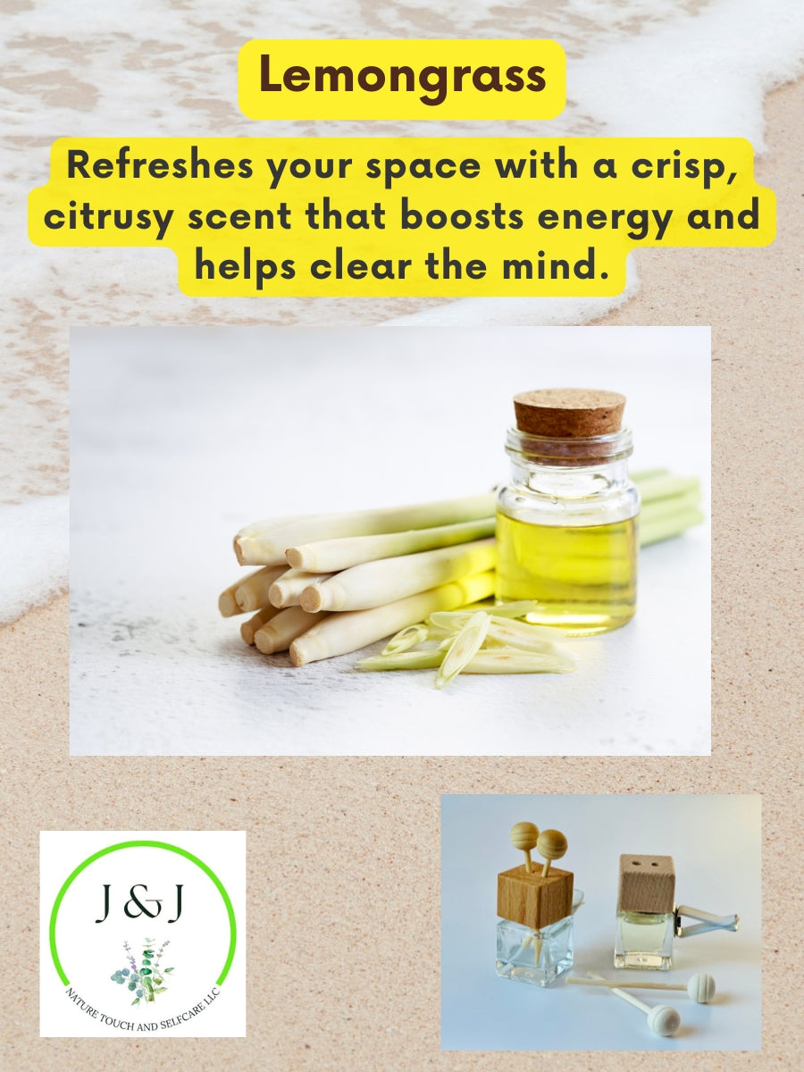 Clipped Car/Room Diffuser - Infused with 100% Pure Essential Oil