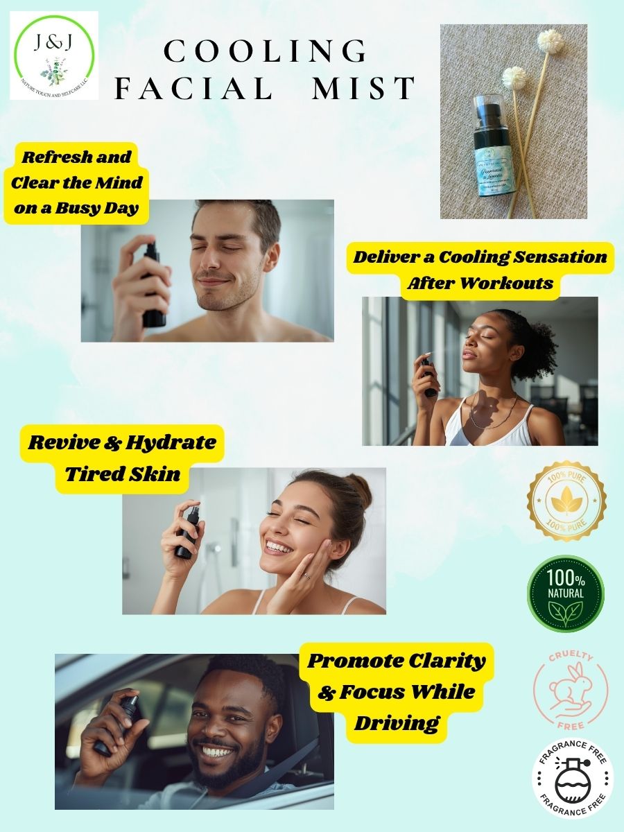 Cooling Facial Mist – Peppermint & Lavender