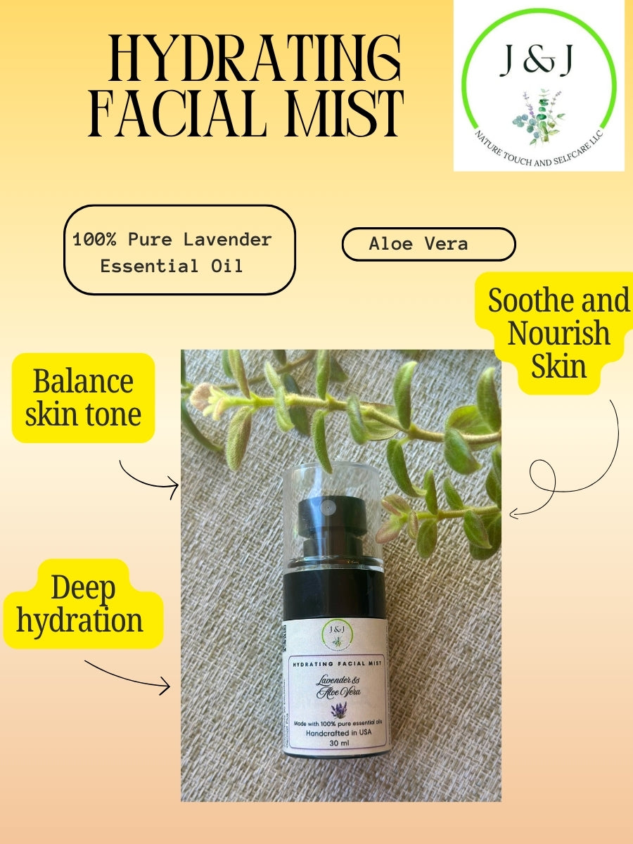 Hydrating Facial Mist – Lavender & Aloe Vera
