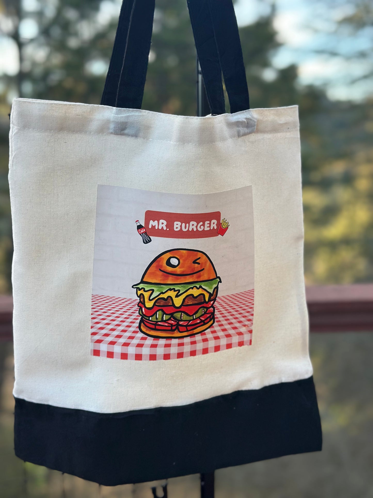 Handmade Foodie Canvas Tote Bag Collection