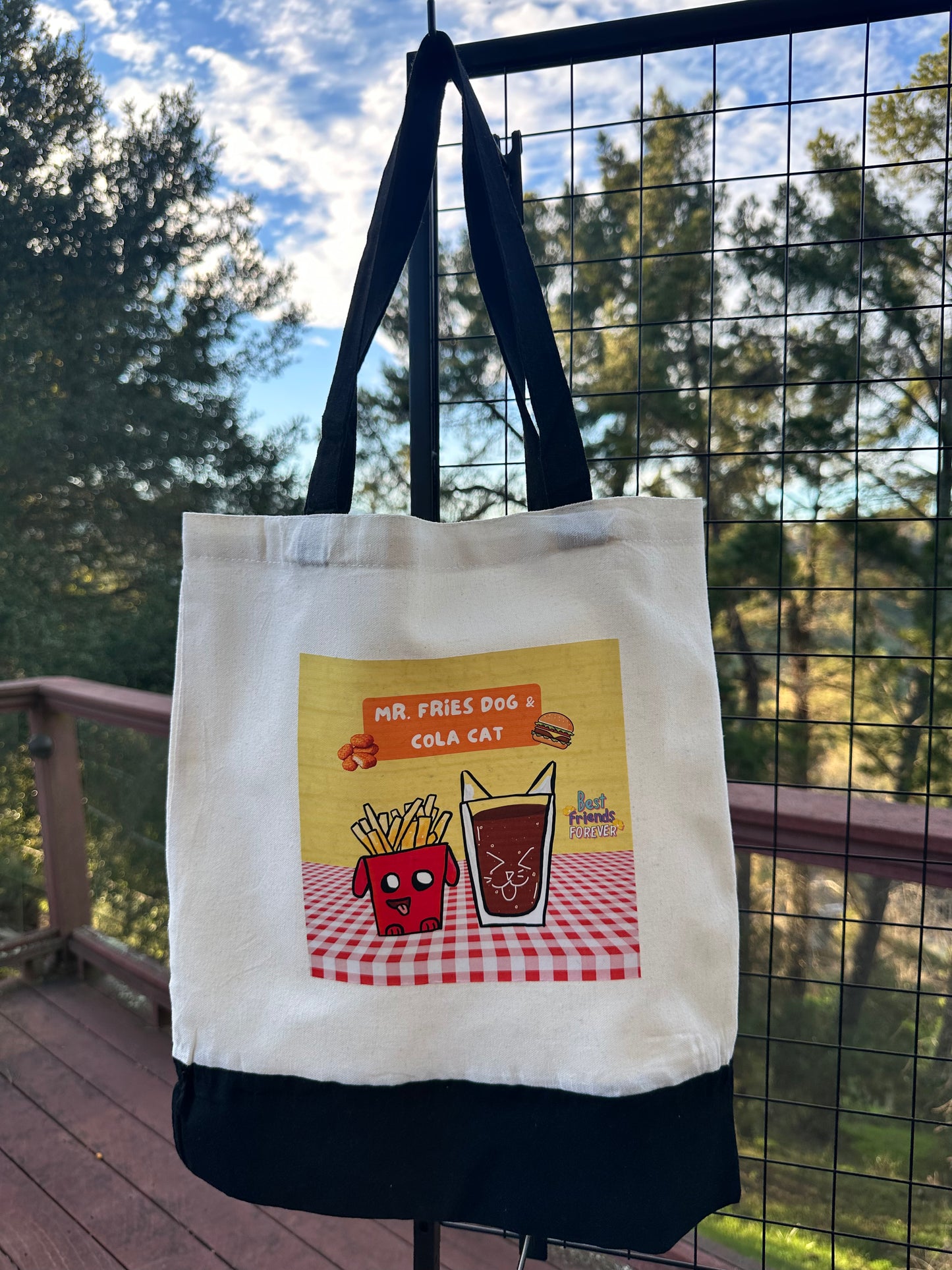 Handmade Foodie Canvas Tote Bag Collection