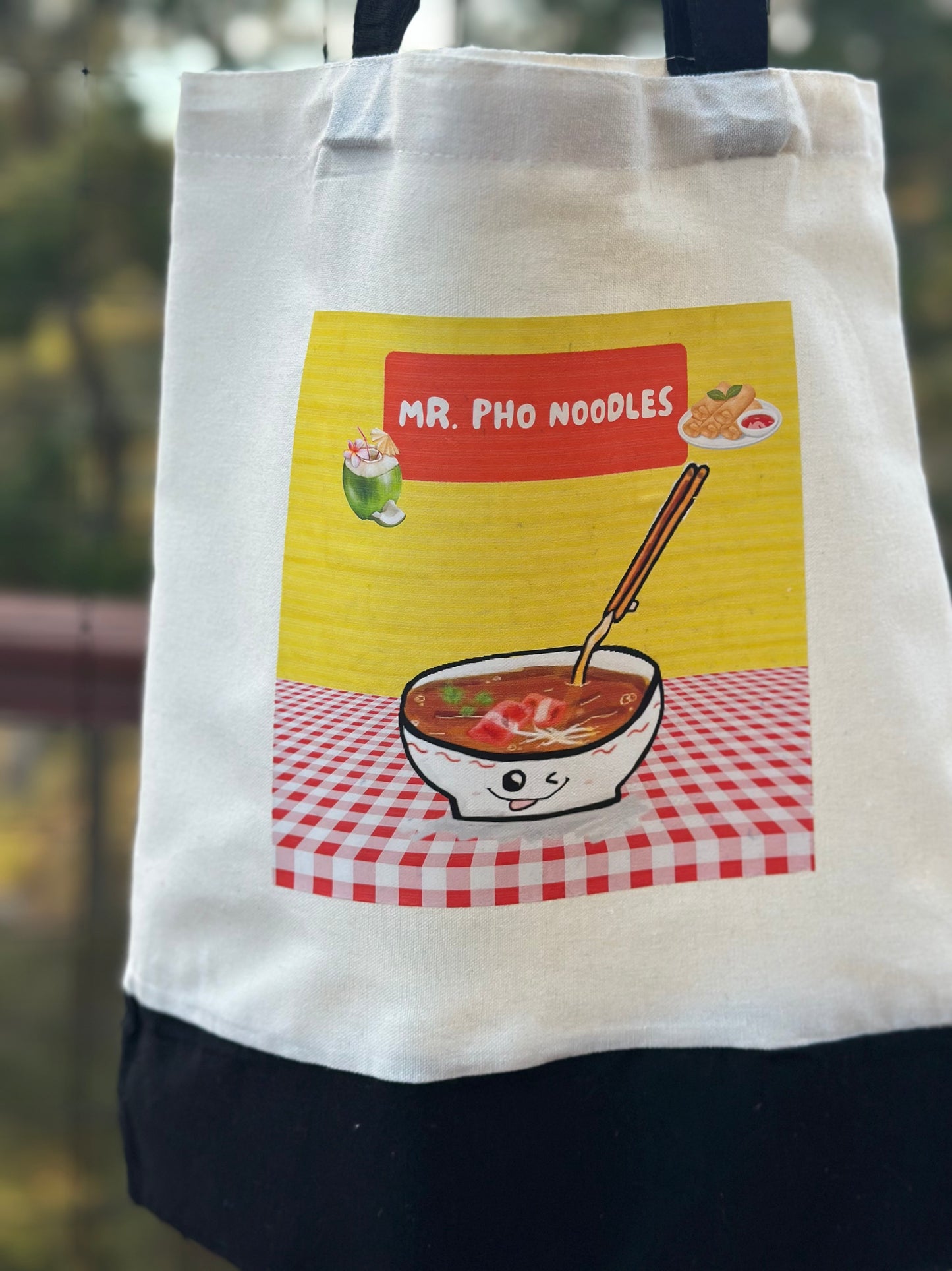 Handmade Foodie Canvas Tote Bag Collection
