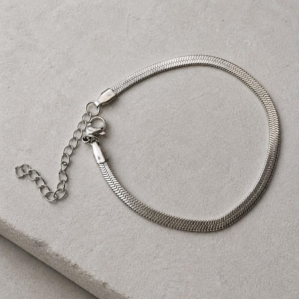 Stainless Steel Snake Chain Bracelet – Gold & Silver