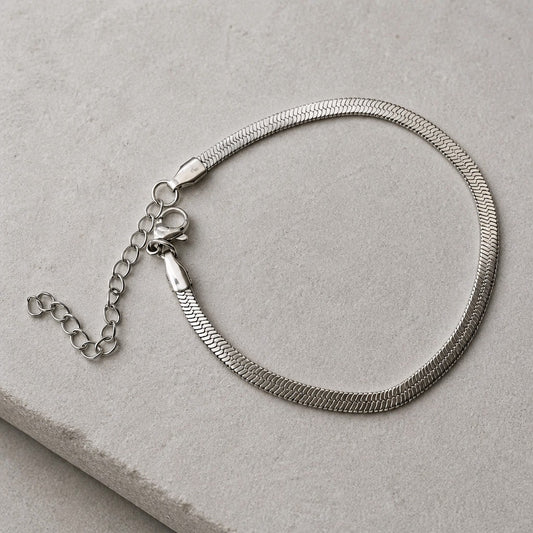 Stainless Steel Snake Chain Bracelet – Gold & Silver