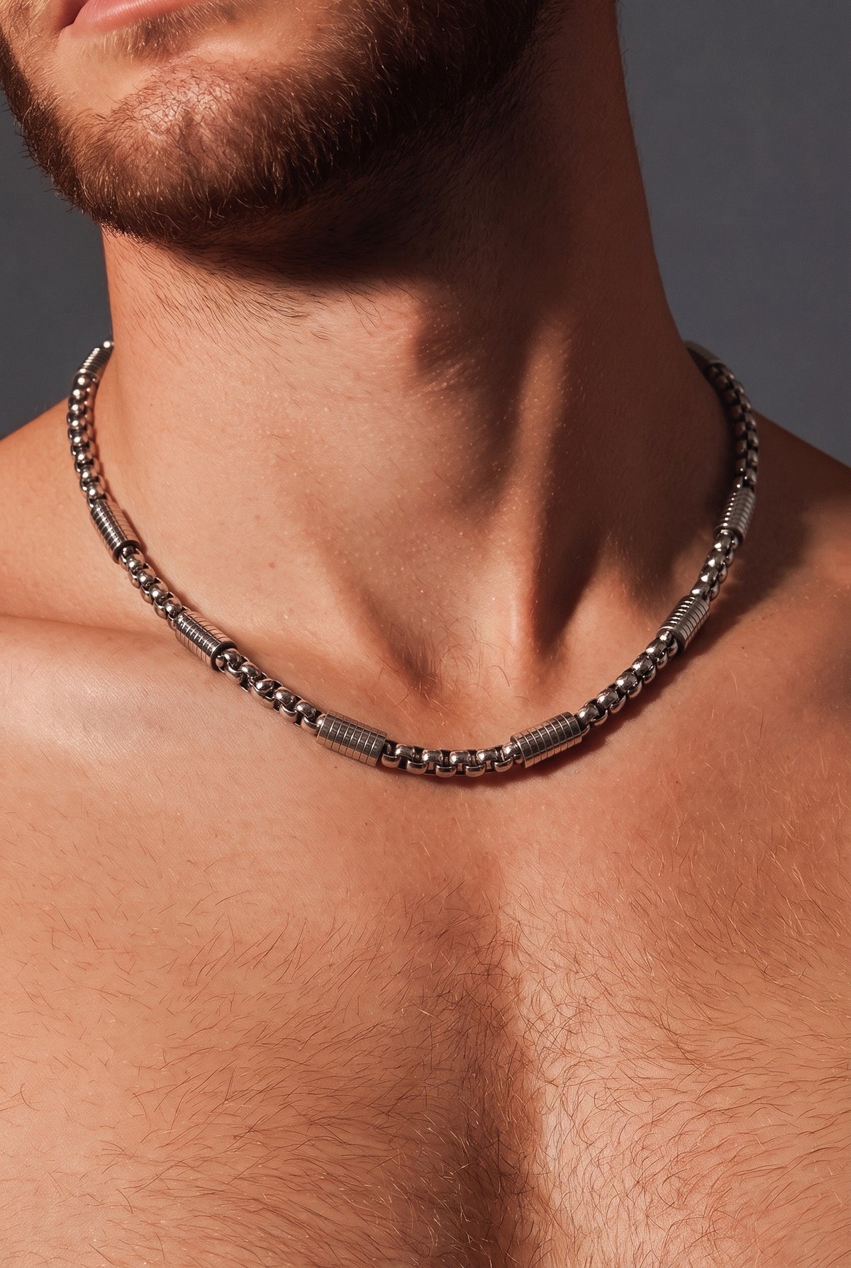 Stainless Steel Statement Chain Necklace