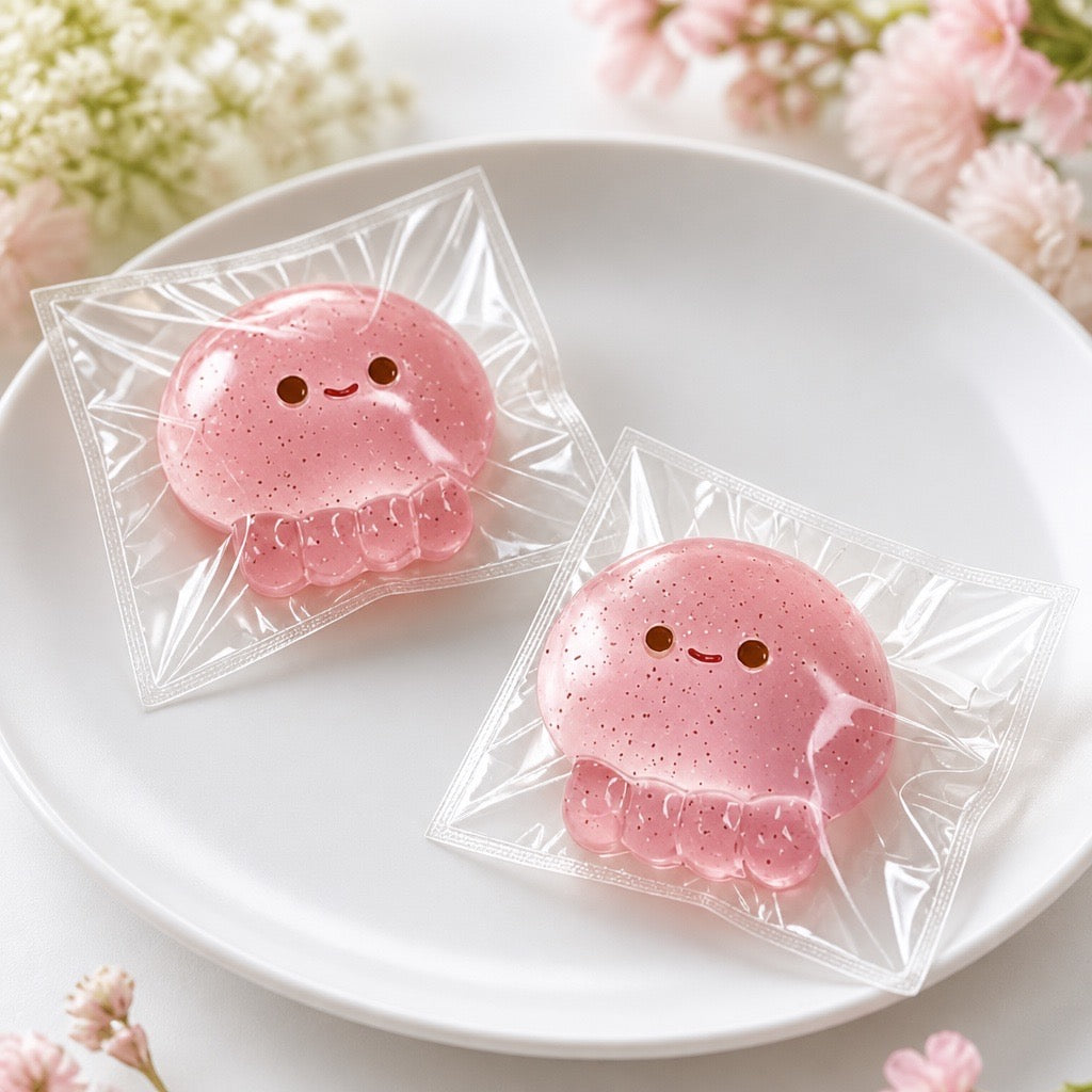 Cute Pink Jellyfish Squishy
