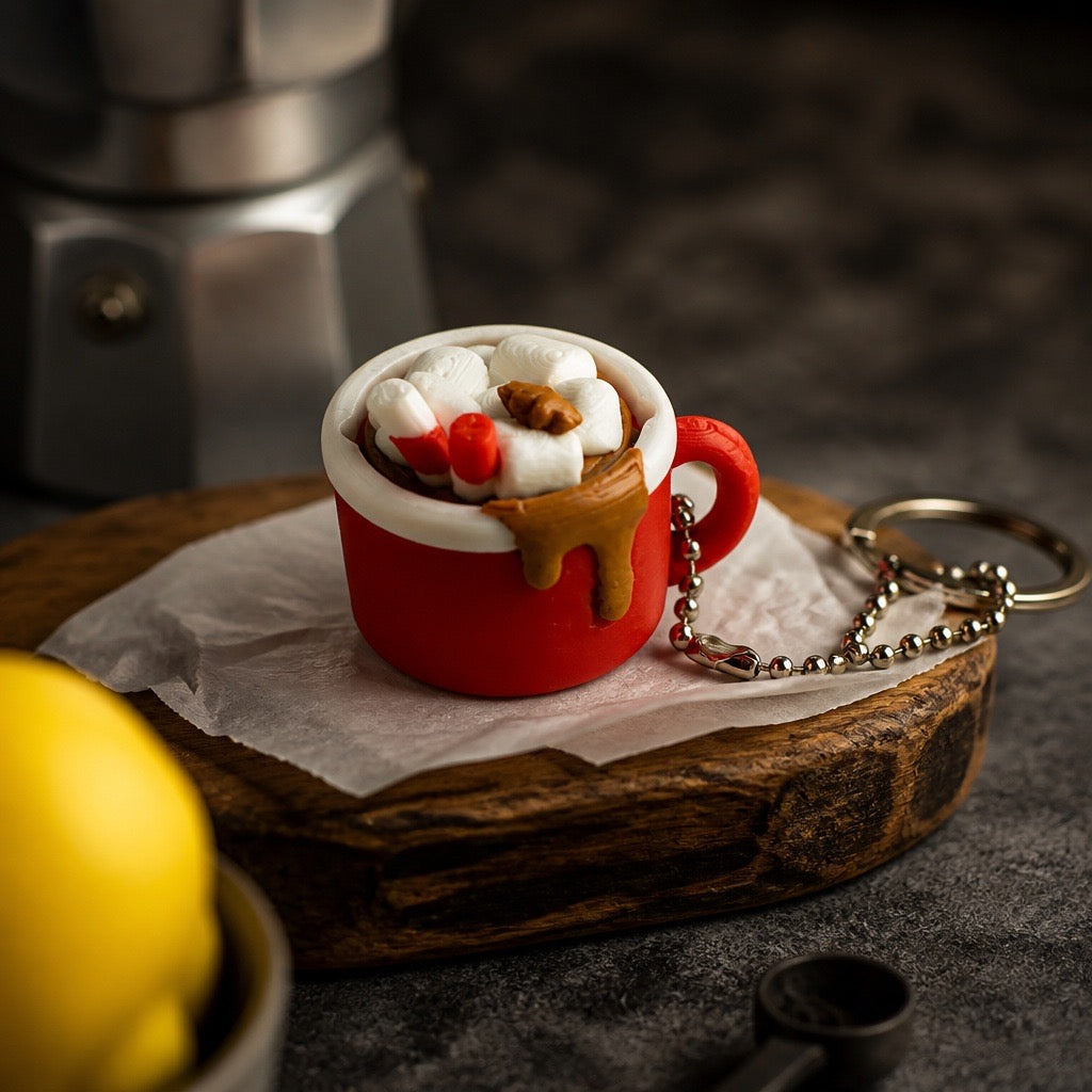 Hot Cocoa Fidget Toy – Red Mug